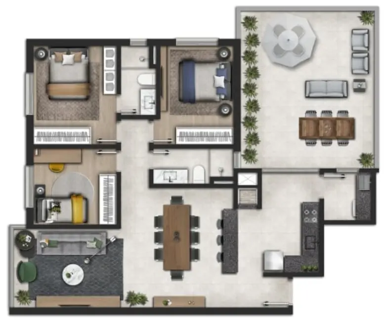 Apartamento com 2 quartos à venda, 71m2 em Petrópolis, Porto Alegre - RS - imagem 9 Foto 9 de Apartamento com 2 quartos à venda, 71m2 em Petrópolis, Porto Alegre - RS