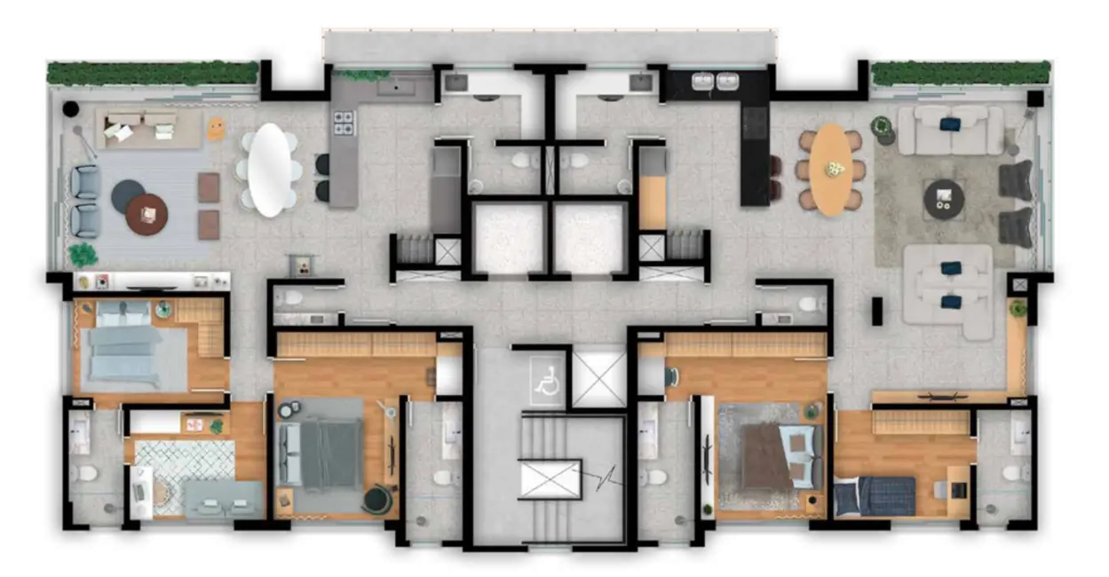 Foto 2 de Apartamento com 3 quartos à venda, 218m2 em Mont Serrat, Porto Alegre - RS