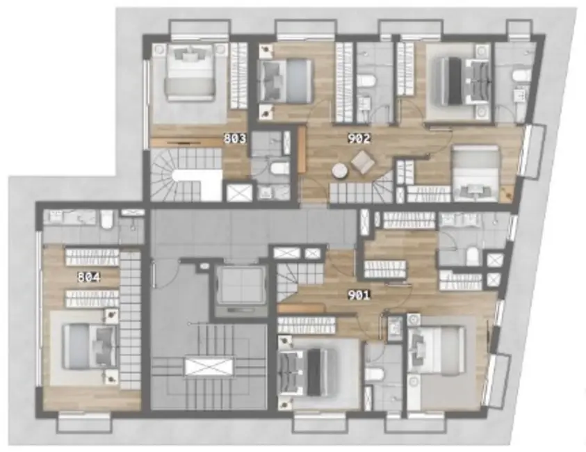 Apartamento com 2 quartos à venda, 63m2 em Boa Vista, Porto Alegre - RS - imagem 6 Foto 6 de Apartamento com 2 quartos à venda, 63m2 em Boa Vista, Porto Alegre - RS