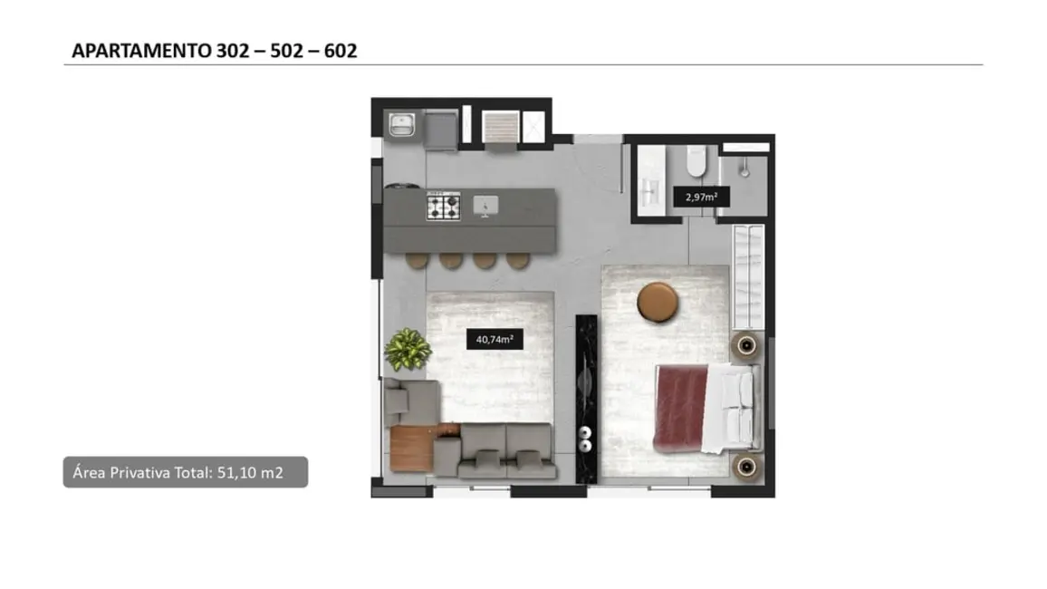 Apartamento com 1 quarto à venda, 70m2 em Petrópolis, Porto Alegre - RS - imagem 5 Foto 5 de Apartamento com 1 quarto à venda, 70m2 em Petrópolis, Porto Alegre - RS