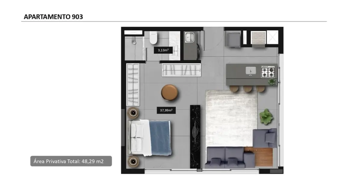 Apartamento com 1 quarto à venda, 70m2 em Petrópolis, Porto Alegre - RS - imagem 4 Foto 4 de Apartamento com 1 quarto à venda, 70m2 em Petrópolis, Porto Alegre - RS