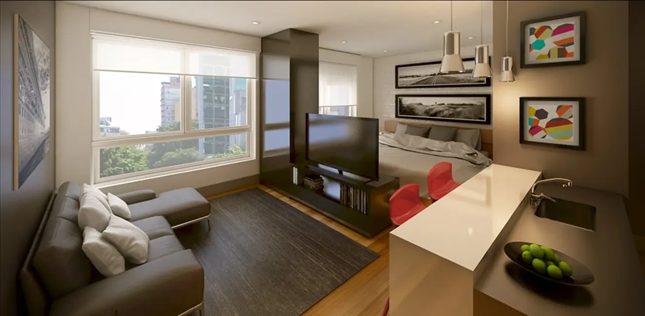 Foto 5 de Apartamento com 1 quarto à venda, 33m2 em Moinhos de Vento, Porto Alegre - RS