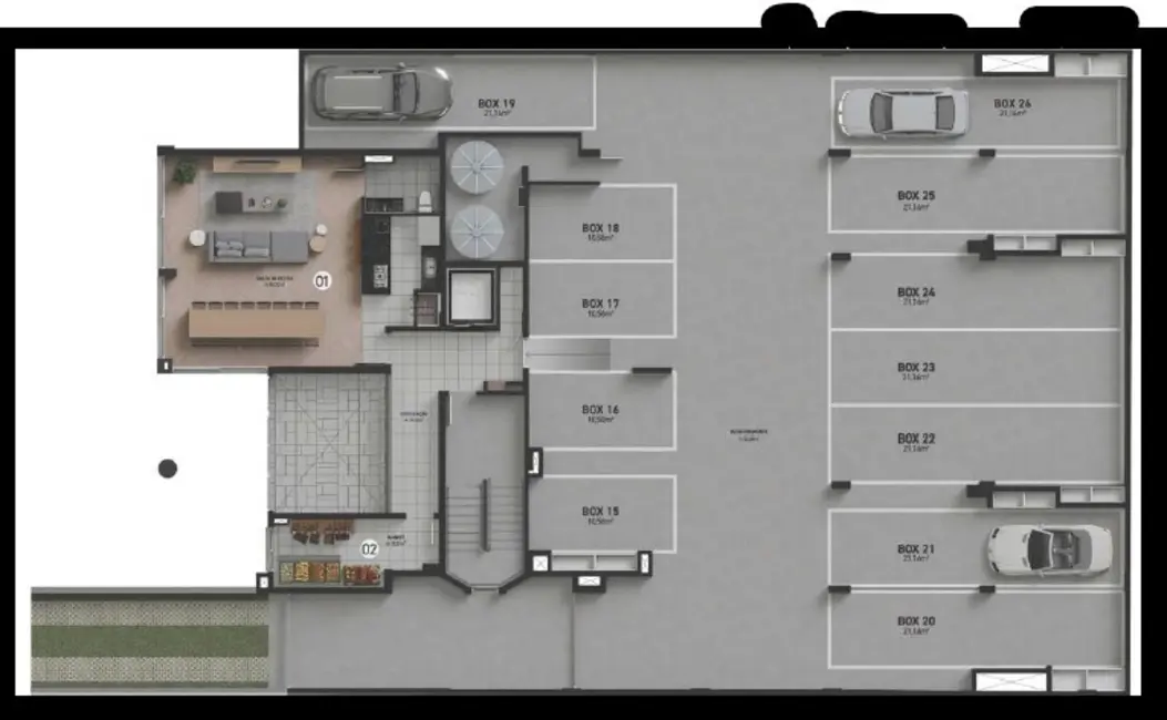 Apartamento com 2 quartos à venda, 74m2 em Petrópolis, Porto Alegre - RS - imagem 4 Foto 4 de Apartamento com 2 quartos à venda, 74m2 em Petrópolis, Porto Alegre - RS