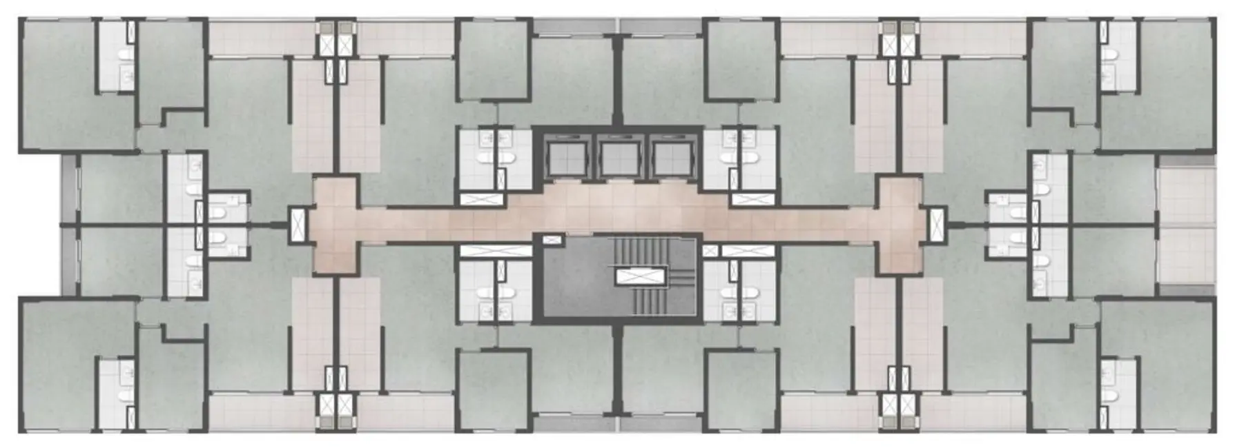 Apartamento com 2 quartos à venda, 69m2 em Boa Vista, Porto Alegre - RS - imagem 4 Foto 4 de Apartamento com 2 quartos à venda, 69m2 em Boa Vista, Porto Alegre - RS