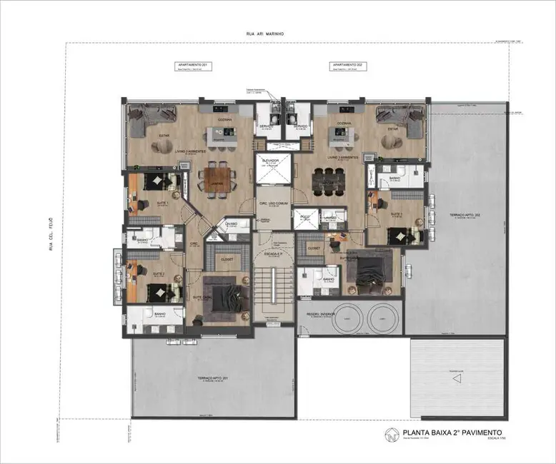 Apartamento com 2 quartos à venda, 103m2 em Higienópolis, Porto Alegre - RS - imagem 2 Foto 2 de Apartamento com 2 quartos à venda, 103m2 em Higienópolis, Porto Alegre - RS