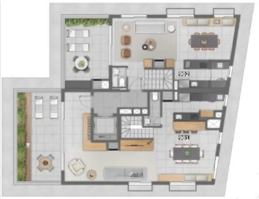 Apartamento com 2 quartos à venda, 192m2 em Boa Vista, Porto Alegre - RS - imagem 7 Foto 7 de Apartamento com 2 quartos à venda, 192m2 em Boa Vista, Porto Alegre - RS