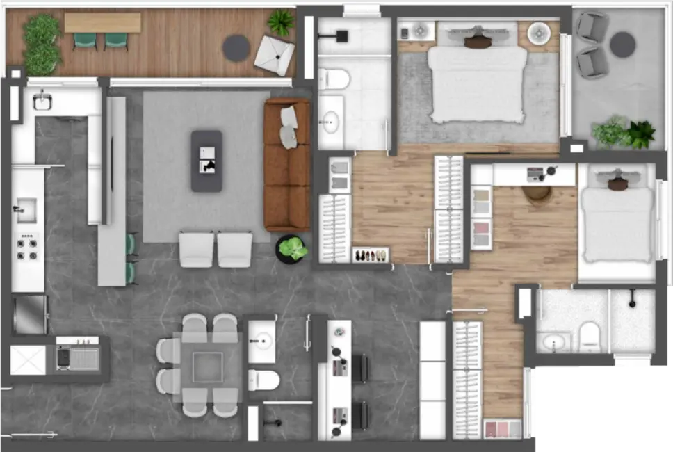 Apartamento com 3 quartos à venda, 105m2 em Passo da Areia, Porto Alegre - RS - imagem 5 Foto 5 de Apartamento com 3 quartos à venda, 105m2 em Passo da Areia, Porto Alegre - RS