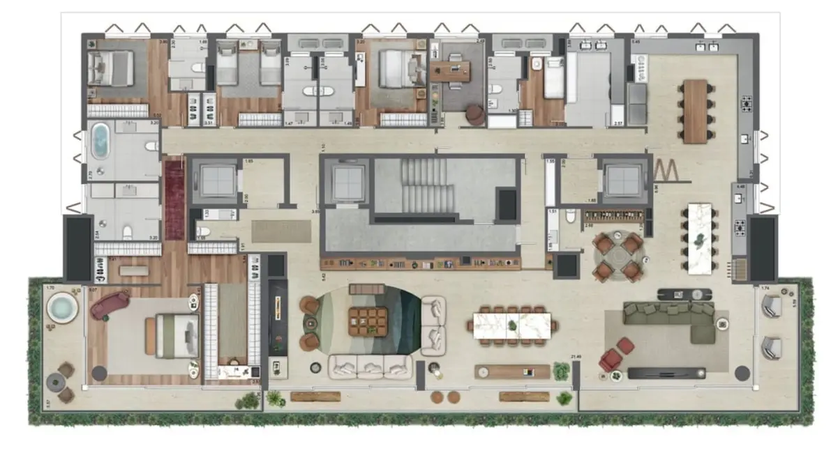 Foto 8 de Apartamento com 3 quartos à venda, 464m2 em Três Figueiras, Porto Alegre - RS