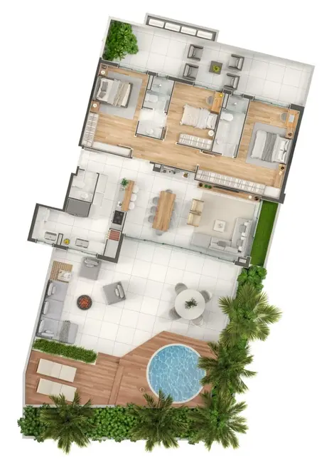 Apartamento com 3 quartos à venda, 120m2 em Auxiliadora, Porto Alegre - RS - imagem 9 Foto 9 de Apartamento com 3 quartos à venda, 120m2 em Auxiliadora, Porto Alegre - RS