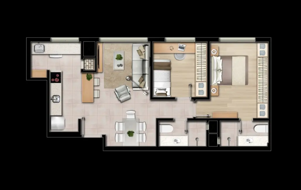Foto 2 de Apartamento com 3 quartos à venda, 94m2 em Cristo Redentor, Porto Alegre - RS