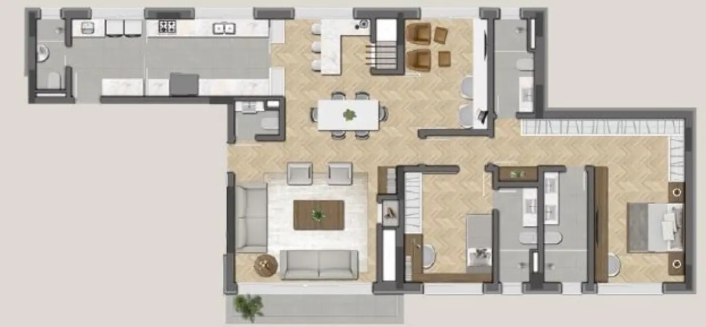 Foto 9 de Apartamento com 3 quartos à venda, 192m2 em Mont Serrat, Porto Alegre - RS