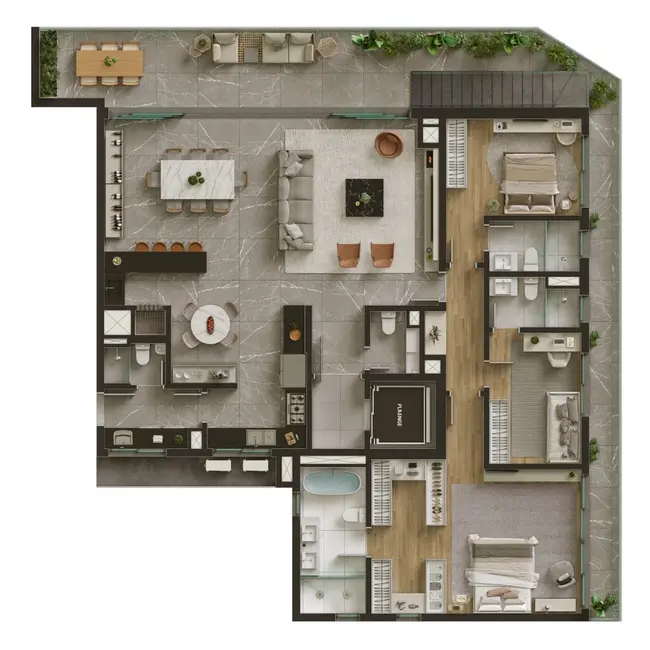 Apartamento com 3 quartos à venda, 230m2 em Petrópolis, Porto Alegre - RS - imagem 5 Foto 5 de Apartamento com 3 quartos à venda, 230m2 em Petrópolis, Porto Alegre - RS