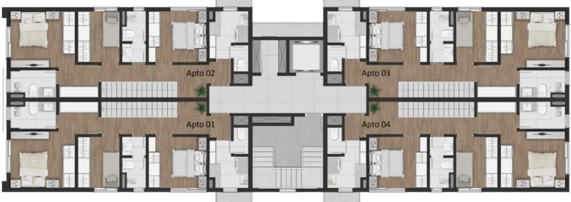 Apartamento com 2 quartos à venda, 66m2 em Petrópolis, Porto Alegre - RS - imagem 3 Foto 3 de Apartamento com 2 quartos à venda, 66m2 em Petrópolis, Porto Alegre - RS