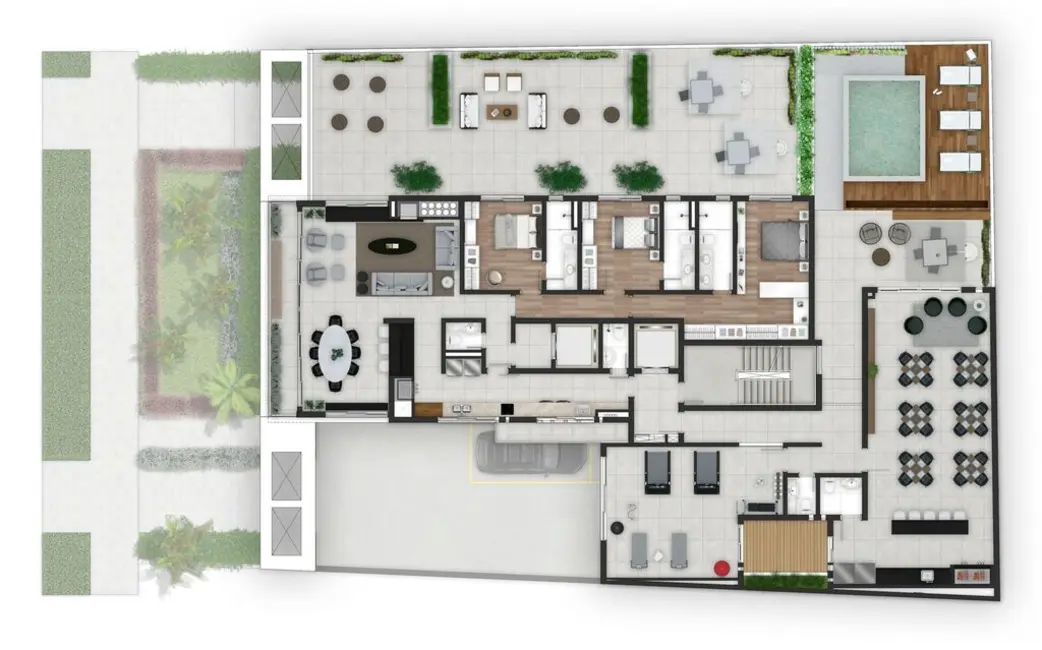 Apartamento com 3 quartos à venda, 184m2 em Moinhos de Vento, Porto Alegre - RS - imagem 2 Foto 2 de Apartamento com 3 quartos à venda, 184m2 em Moinhos de Vento, Porto Alegre - RS