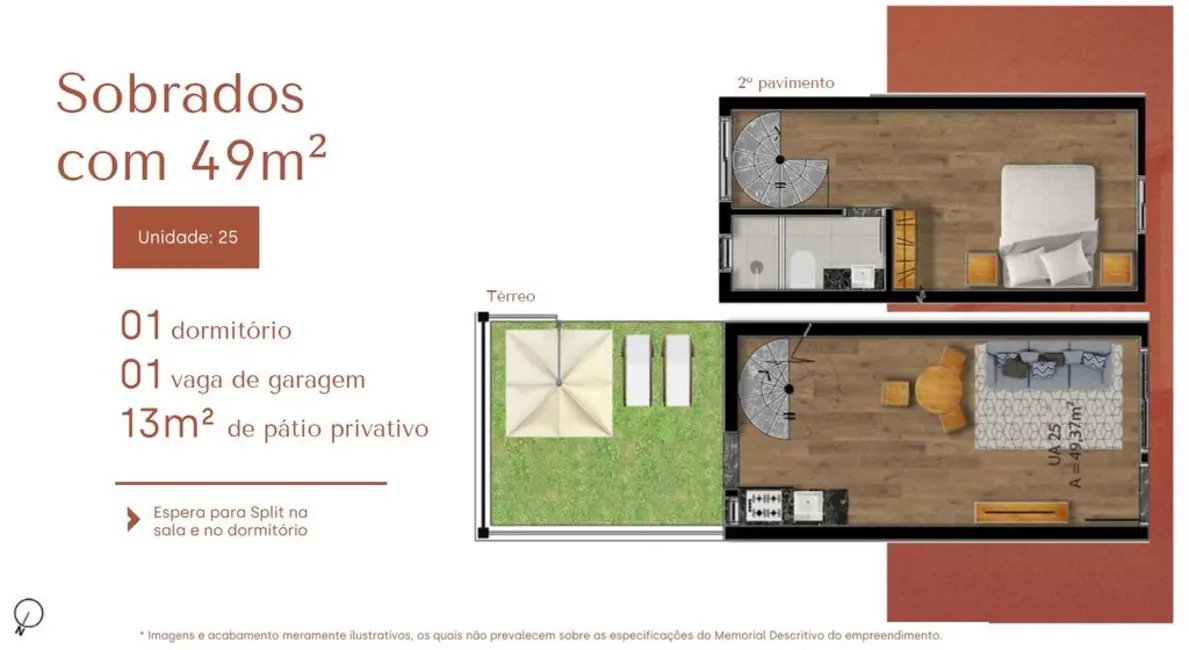 Casa com 1 quarto à venda, 46m2 em Santa Tereza, Porto Alegre - RS - imagem 7 Foto 7 de Casa com 1 quarto à venda, 46m2 em Santa Tereza, Porto Alegre - RS