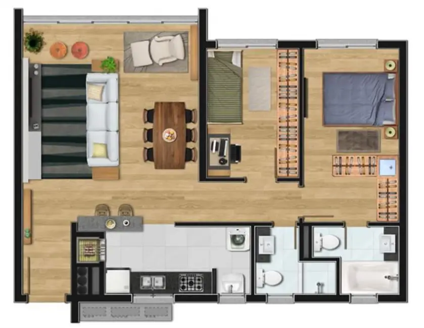 Foto 8 de Apartamento com 2 quartos à venda, 78m2 em Nonoai, Porto Alegre - RS