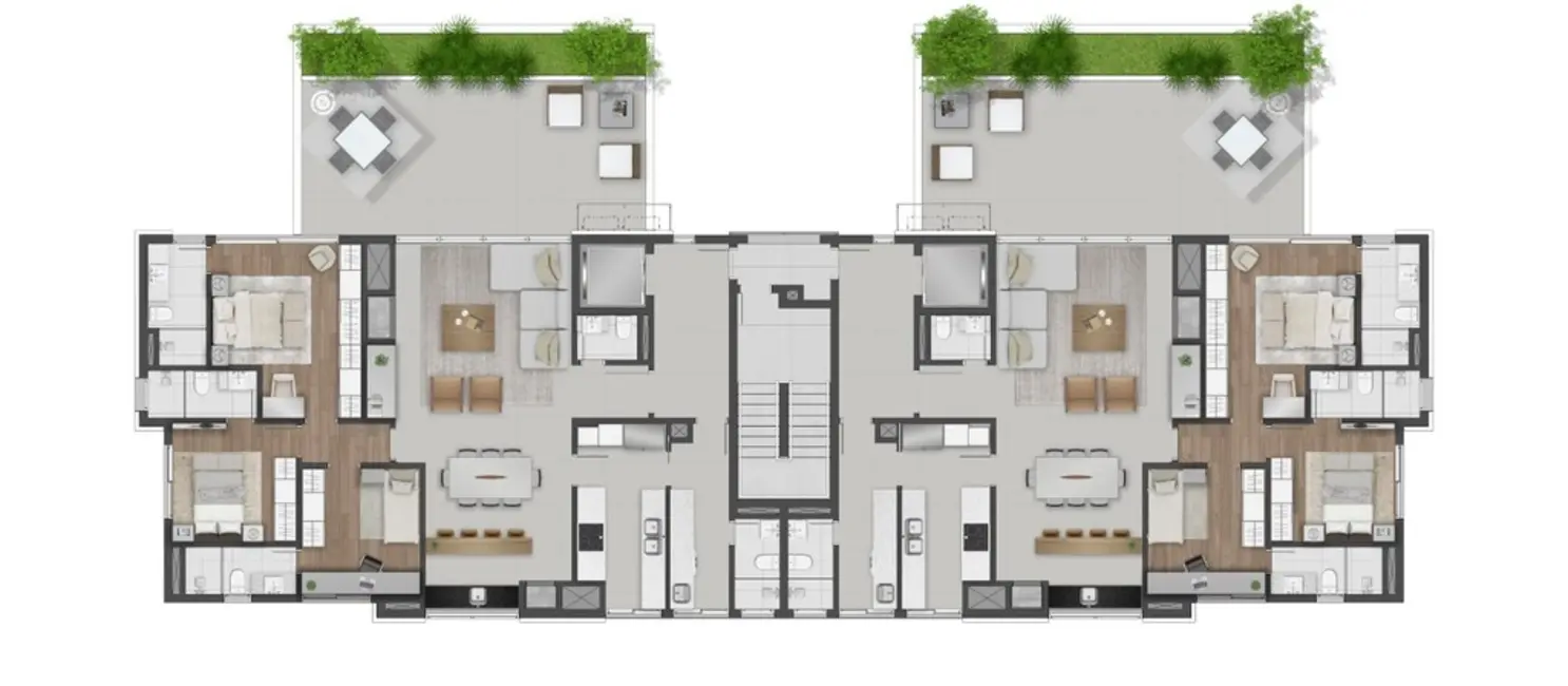 Apartamento com 3 quartos à venda, 154m2 em Três Figueiras, Porto Alegre - RS - imagem 5 Foto 5 de Apartamento com 3 quartos à venda, 154m2 em Três Figueiras, Porto Alegre - RS