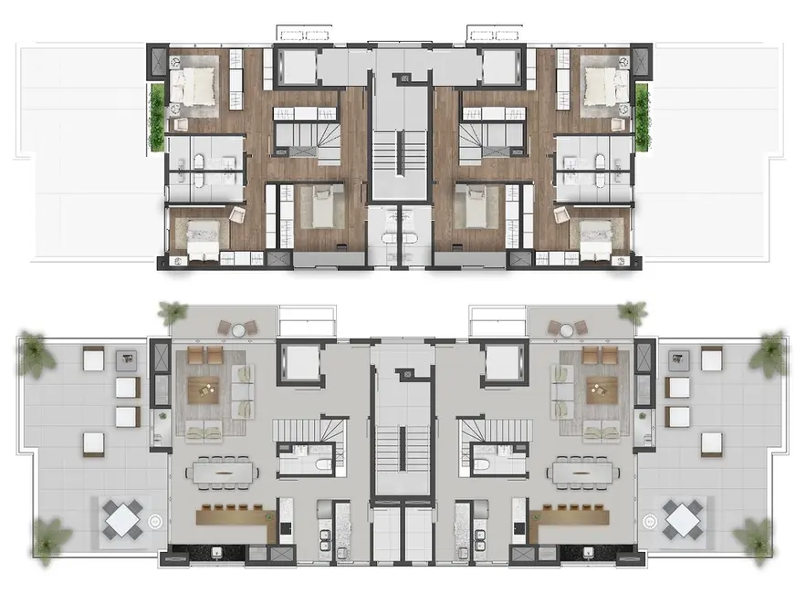 Apartamento com 3 quartos à venda, 154m2 em Três Figueiras, Porto Alegre - RS - imagem 6 Foto 6 de Apartamento com 3 quartos à venda, 154m2 em Três Figueiras, Porto Alegre - RS