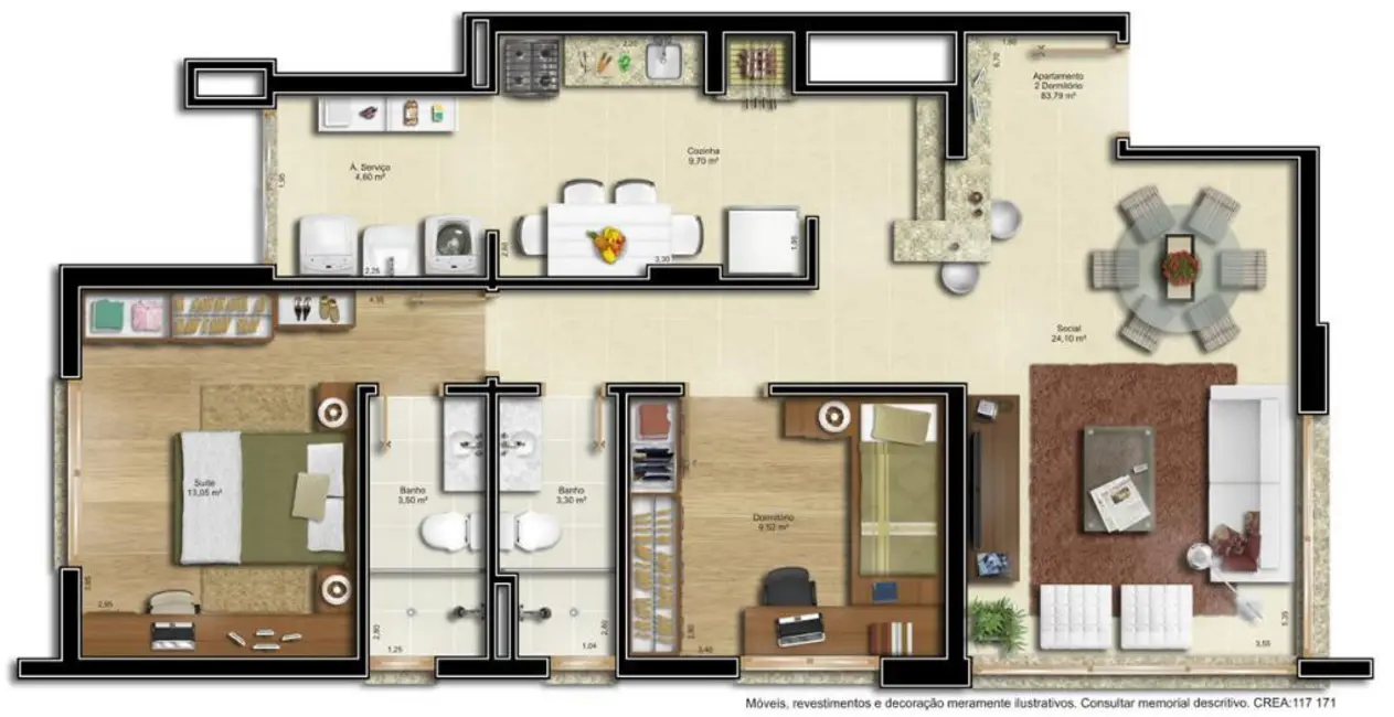 Foto 1 de Apartamento com 2 quartos à venda, 112m2 em Passo da Areia, Porto Alegre - RS