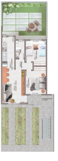 Foto 4 de Casa com 2 quartos à venda, 44m2 em Restinga, Porto Alegre - RS