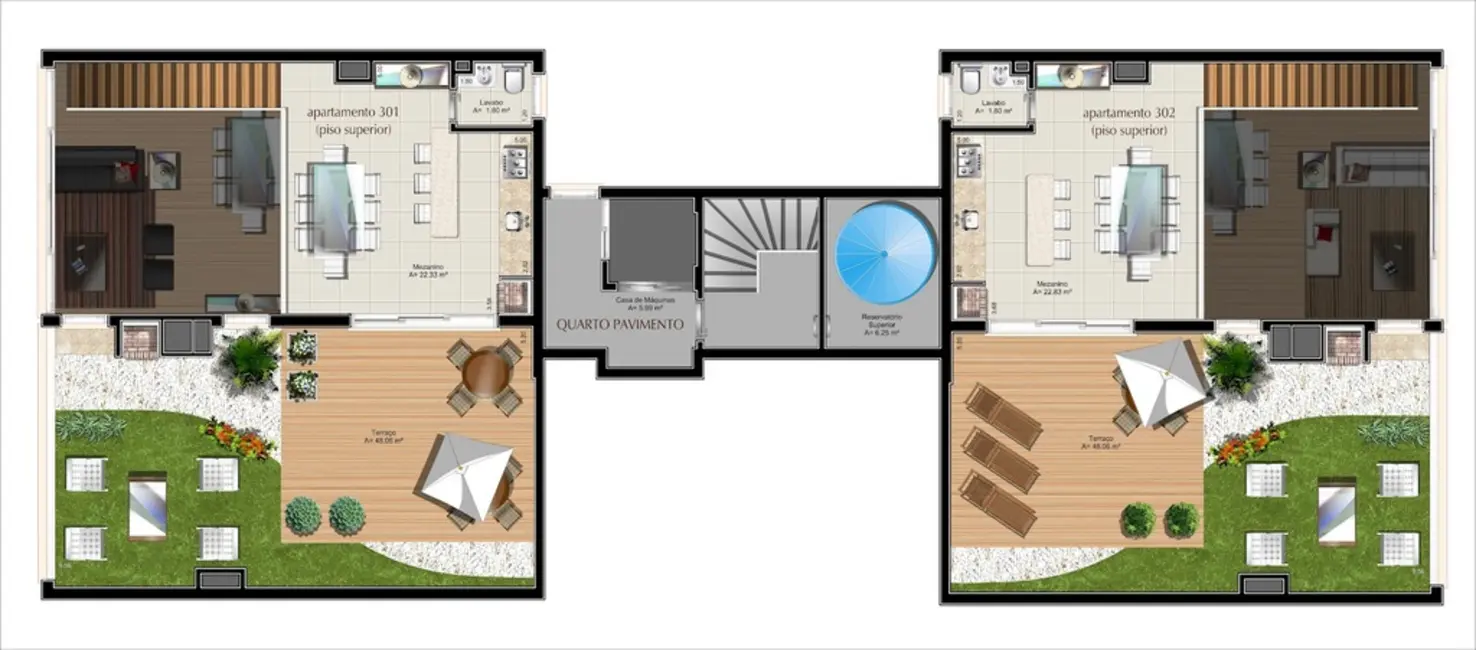 Foto 4 de Apartamento com 3 quartos à venda, 213m2 em Chácara das Pedras, Porto Alegre - RS