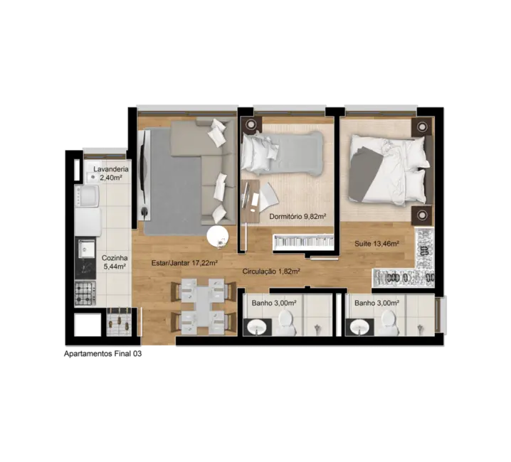 Foto 4 de Apartamento com 2 quartos à venda, 78m2 em Petrópolis, Porto Alegre - RS