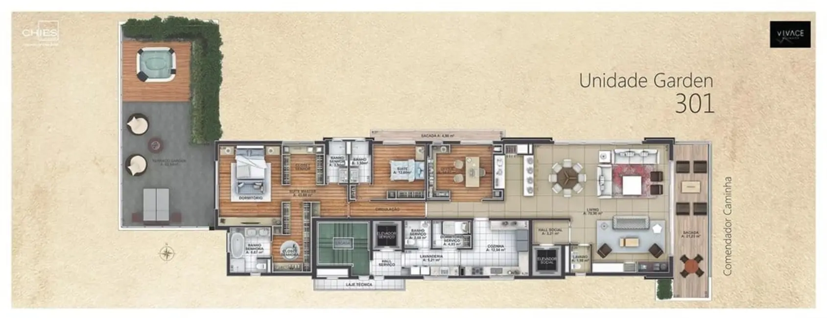 Apartamento com 4 quartos à venda, 256m2 em Moinhos de Vento, Porto Alegre - RS - imagem 5 Foto 5 de Apartamento com 4 quartos à venda, 256m2 em Moinhos de Vento, Porto Alegre - RS