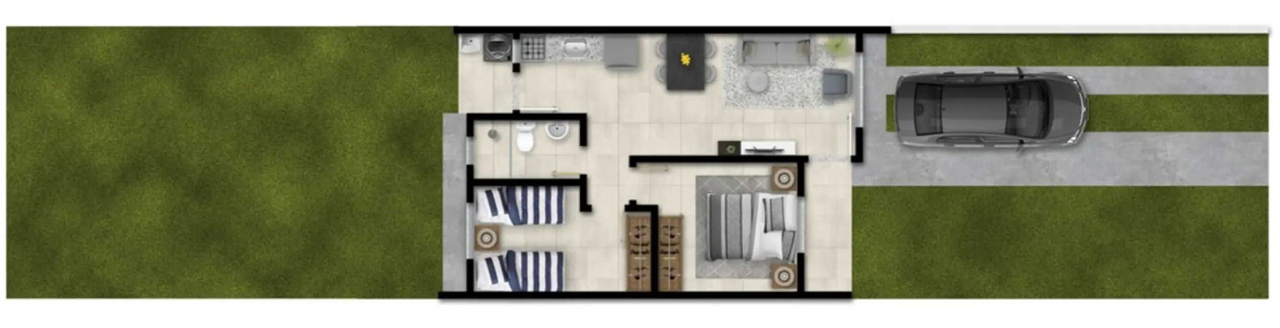 Foto 3 de Casa com 3 quartos à venda, 69m2 em Campo Novo, Porto Alegre - RS