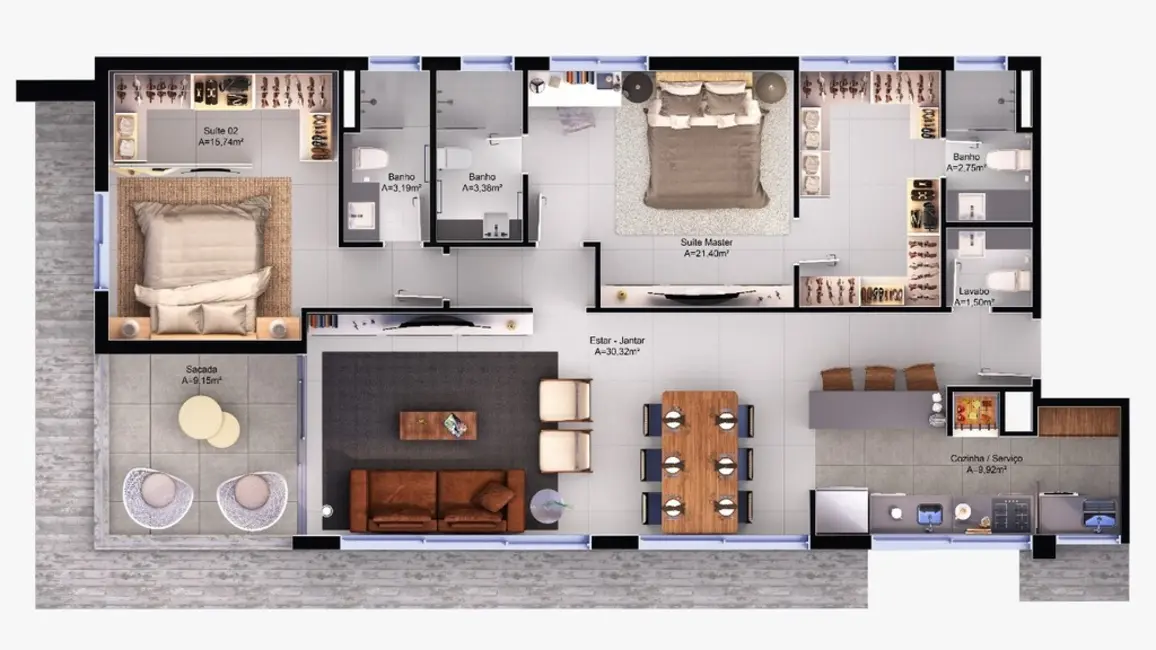 Foto 2 de Apartamento com 3 quartos à venda, 100m2 em Petrópolis, Porto Alegre - RS