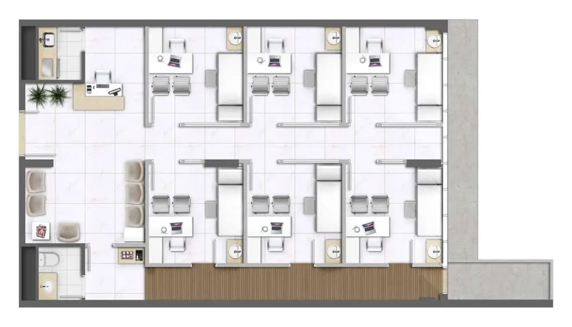 Foto 7 de Sala Comercial à venda, 39m2 em Cristo Redentor, Porto Alegre - RS