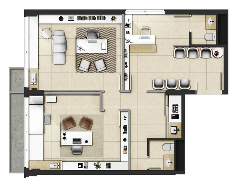 Foto 6 de Sala Comercial à venda, 39m2 em Cristo Redentor, Porto Alegre - RS