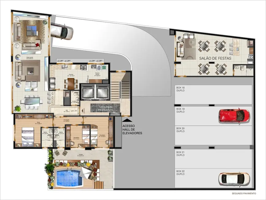 Foto 1 de Apartamento com 3 quartos à venda, 123m2 em Petrópolis, Porto Alegre - RS