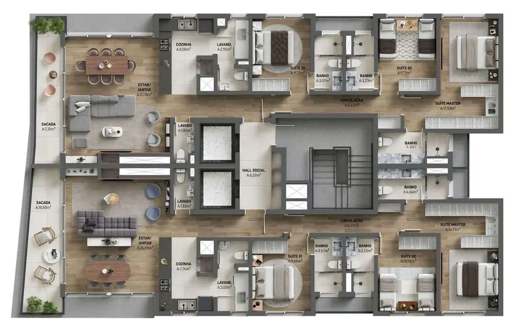 Apartamento com 3 quartos à venda, 139m2 em Rio Branco, Porto Alegre - RS - imagem 5 Foto 5 de Apartamento com 3 quartos à venda, 139m2 em Rio Branco, Porto Alegre - RS