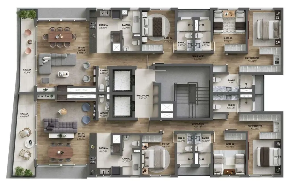 Foto 5 de Apartamento com 3 quartos à venda, 137m2 em Rio Branco, Porto Alegre - RS