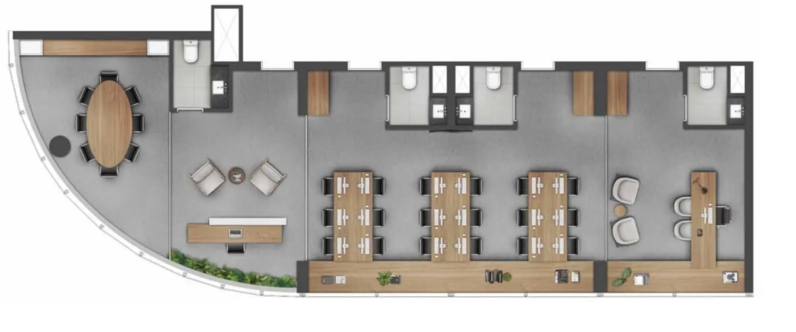 Foto 3 de Sala Comercial à venda, 67m2 em Petrópolis, Porto Alegre - RS