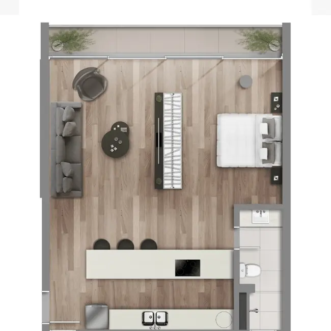 Kitnet com 1 quarto à venda, 67m2 em Petrópolis, Porto Alegre - RS - imagem 8 Foto 8 de Kitnet com 1 quarto à venda, 67m2 em Petrópolis, Porto Alegre - RS