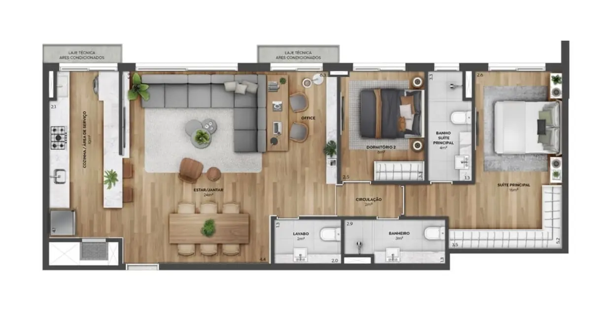 Foto 6 de Apartamento com 3 quartos à venda, 151m2 em Menino Deus, Porto Alegre - RS