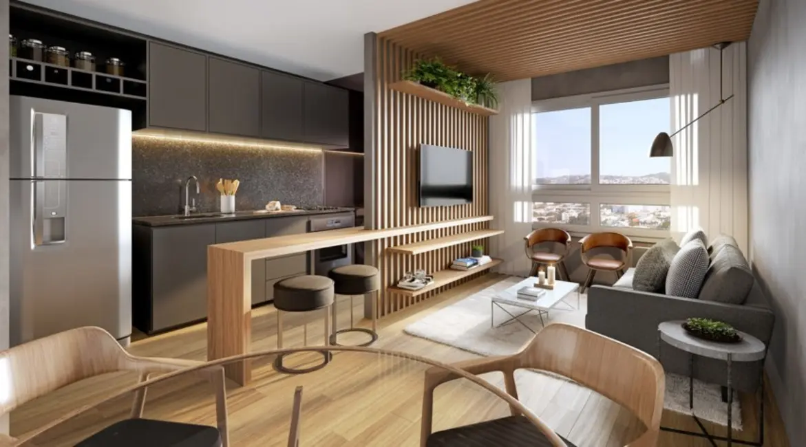 Apartamento com 2 quartos à venda, 59m2 em Porto Alegre - RS - imagem 3 Foto 3 de Apartamento com 2 quartos à venda, 59m2 em Porto Alegre - RS