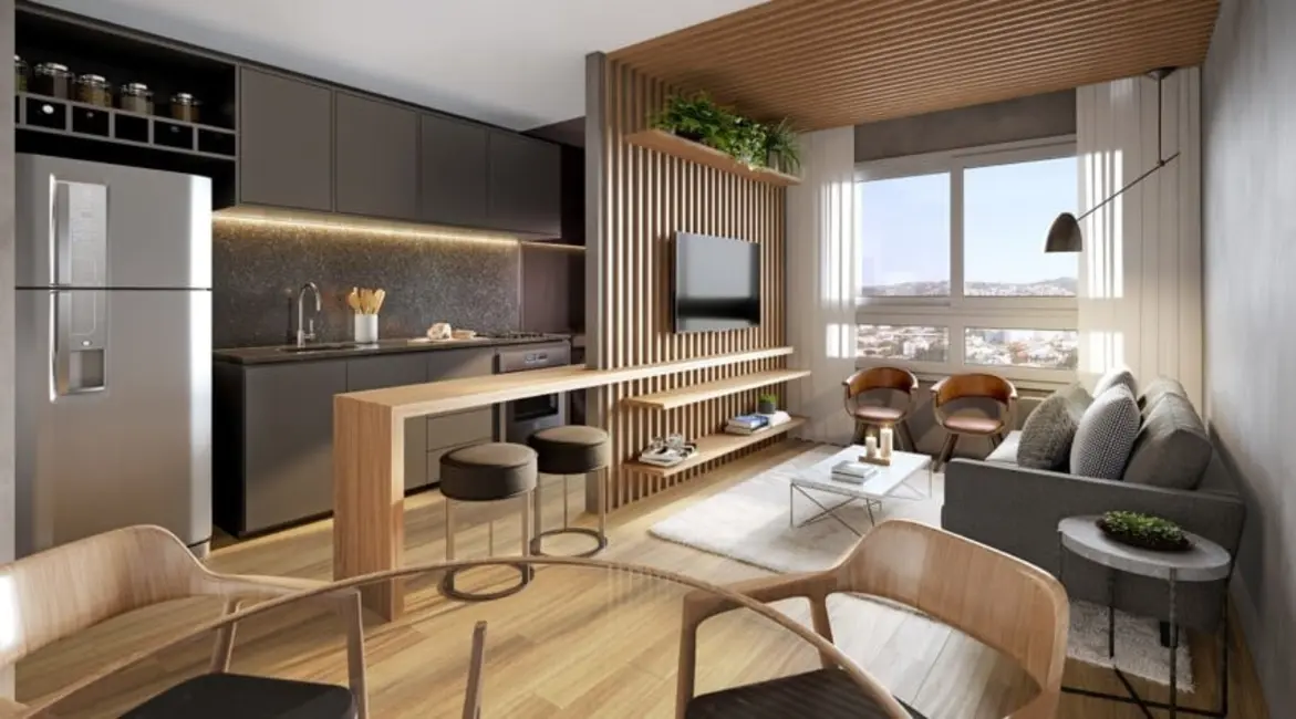 Apartamento com 2 quartos à venda, 59m2 em Porto Alegre - RS - imagem 3 Foto 3 de Apartamento com 2 quartos à venda, 59m2 em Porto Alegre - RS