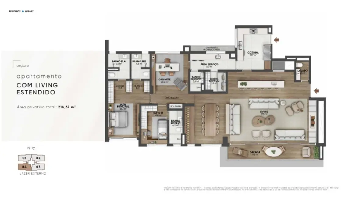 Foto 7 de Apartamento com 3 quartos à venda, 216m2 em Petrópolis, Porto Alegre - RS