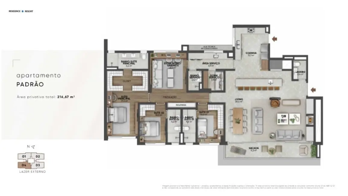 Apartamento com 3 quartos à venda, 263m2 em Petrópolis, Porto Alegre - RS - imagem 6 Foto 6 de Apartamento com 3 quartos à venda, 263m2 em Petrópolis, Porto Alegre - RS