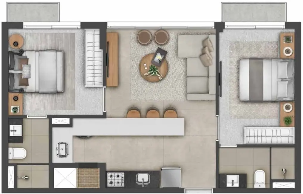 Foto 7 de Apartamento com 1 quarto à venda, 46m2 em Cidade Baixa, Porto Alegre - RS