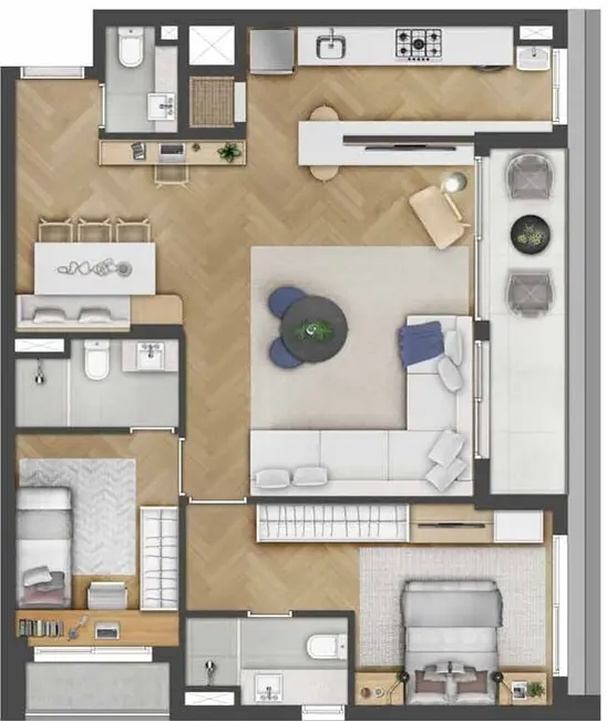 Foto 5 de Apartamento com 1 quarto à venda, 46m2 em Cidade Baixa, Porto Alegre - RS