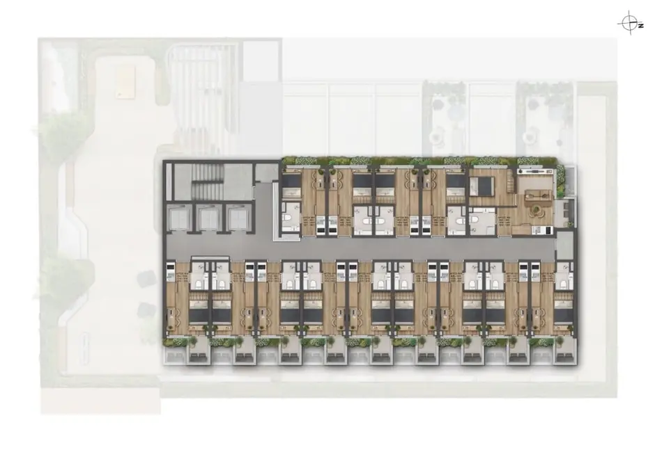 Apartamento com 1 quarto à venda, 37m2 em Menino Deus, Porto Alegre - RS - imagem 9 Foto 9 de Apartamento com 1 quarto à venda, 37m2 em Menino Deus, Porto Alegre - RS