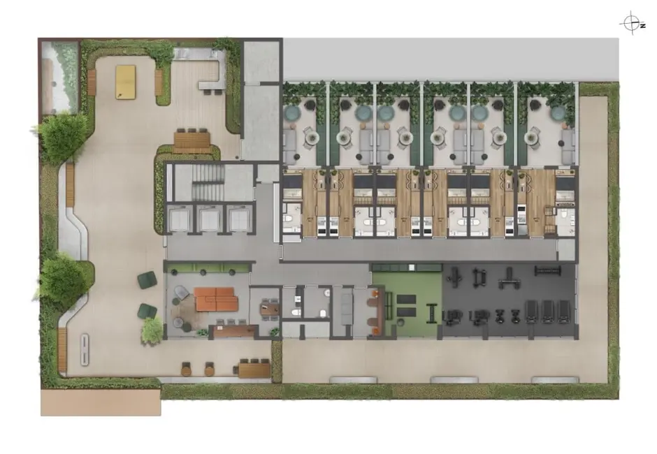 Apartamento com 1 quarto à venda, 37m2 em Menino Deus, Porto Alegre - RS - imagem 4 Foto 4 de Apartamento com 1 quarto à venda, 37m2 em Menino Deus, Porto Alegre - RS