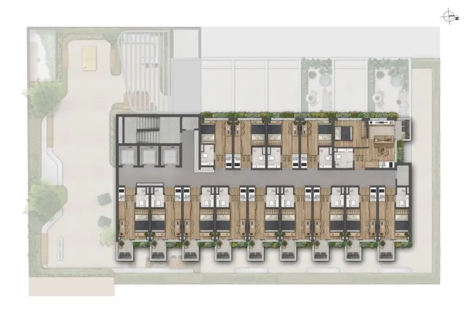 Apartamento com 1 quarto à venda, 37m2 em Menino Deus, Porto Alegre - RS - imagem 8 Foto 8 de Apartamento com 1 quarto à venda, 37m2 em Menino Deus, Porto Alegre - RS