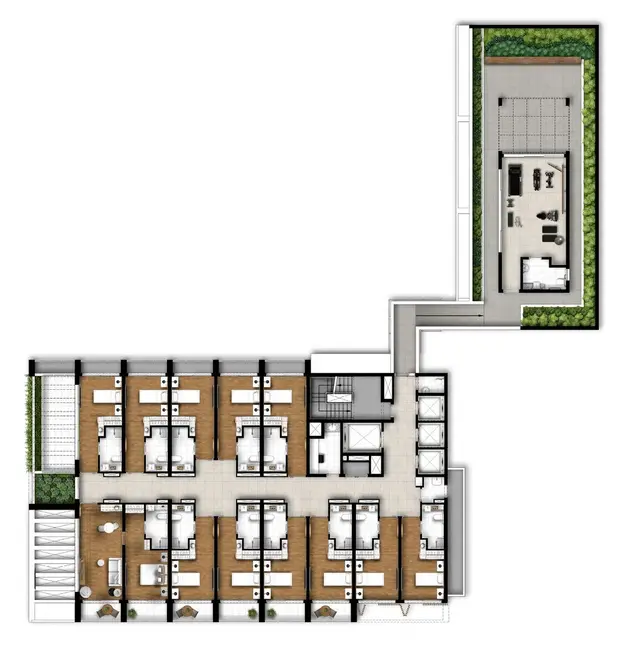 Apartamento com 1 quarto à venda, 24m2 em Moinhos de Vento, Porto Alegre - RS - imagem 8 Foto 8 de Apartamento com 1 quarto à venda, 24m2 em Moinhos de Vento, Porto Alegre - RS