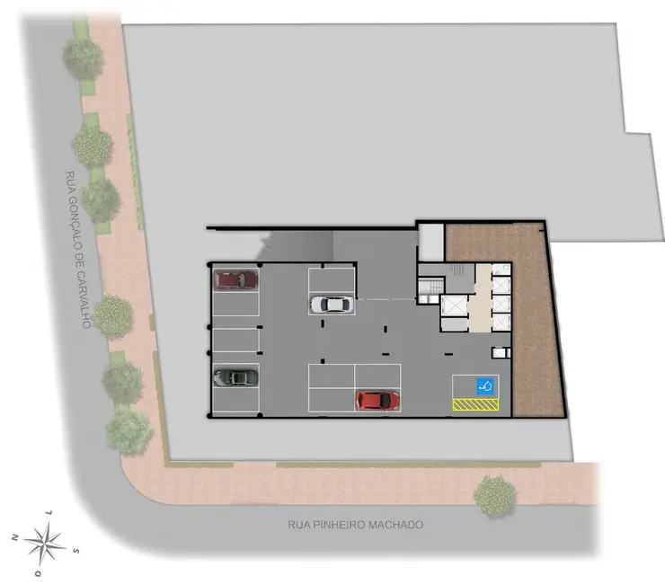 Apartamento com 1 quarto à venda, 24m2 em Moinhos de Vento, Porto Alegre - RS - imagem 3 Foto 3 de Apartamento com 1 quarto à venda, 24m2 em Moinhos de Vento, Porto Alegre - RS