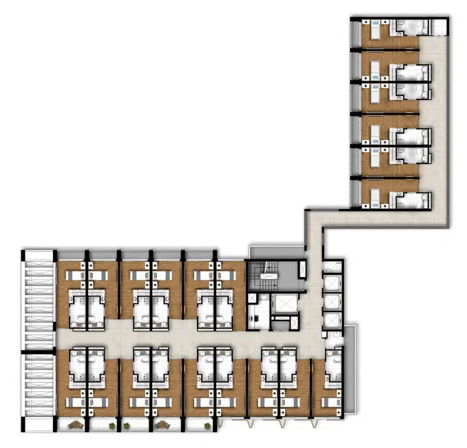 Apartamento com 1 quarto à venda, 24m2 em Moinhos de Vento, Porto Alegre - RS - imagem 5 Foto 5 de Apartamento com 1 quarto à venda, 24m2 em Moinhos de Vento, Porto Alegre - RS