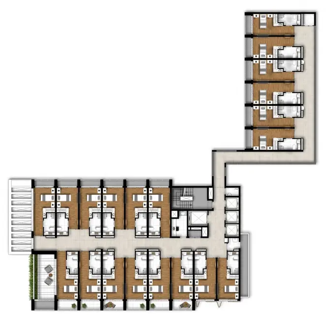 Apartamento com 1 quarto à venda, 24m2 em Moinhos de Vento, Porto Alegre - RS - imagem 7 Foto 7 de Apartamento com 1 quarto à venda, 24m2 em Moinhos de Vento, Porto Alegre - RS